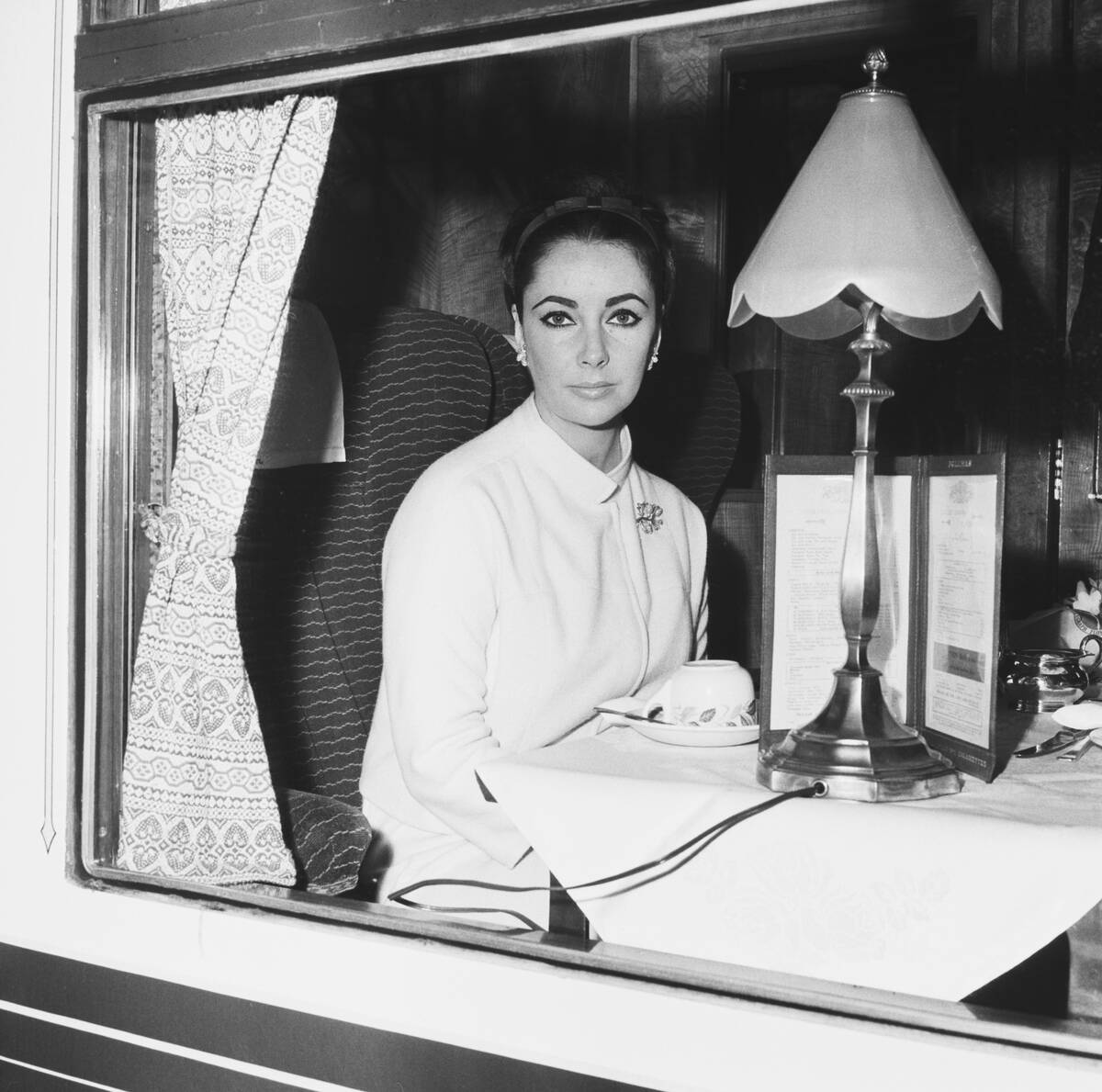 Liz Taylor On The Golden Arrow