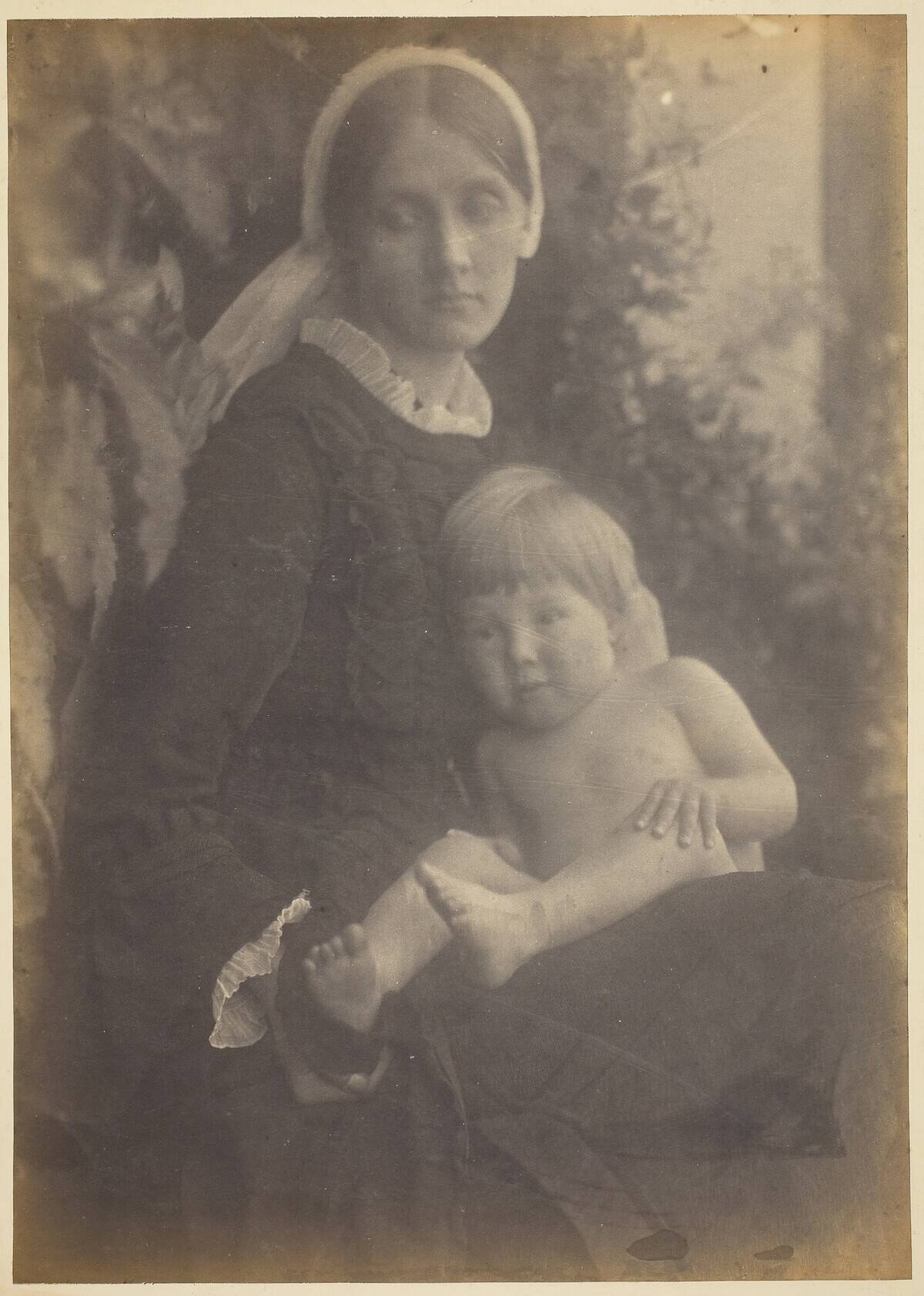 Mrs. Herbert Duckworth With Gerald Duckworth