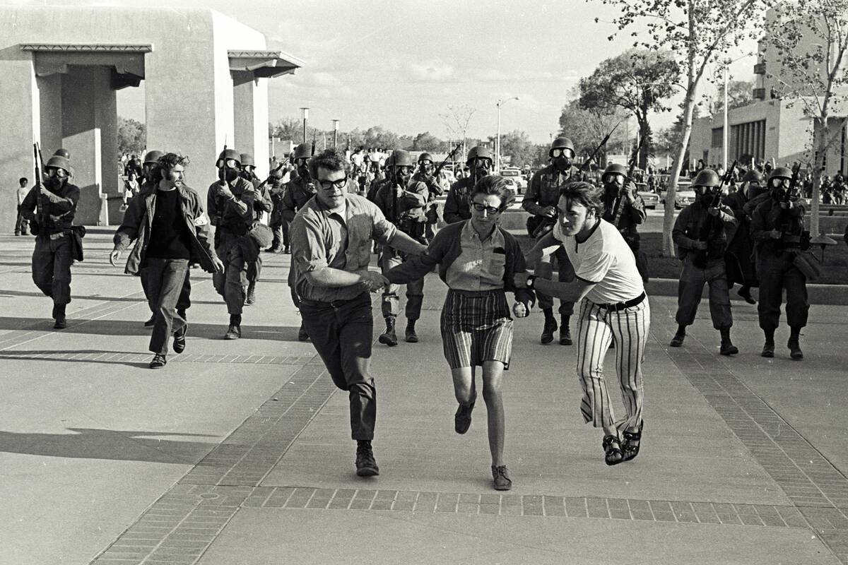 National Guard Troops Force Students from Campus