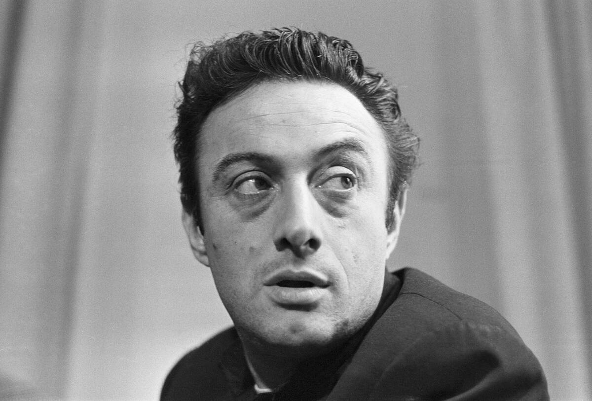Portrait of American comedian Lenny Bruce during his visit to London. 20th April 1962.