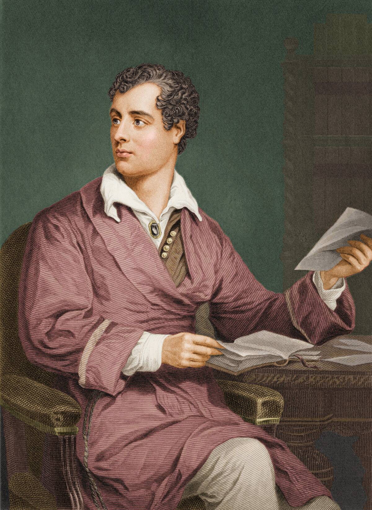 Portrait Of Lord Byron