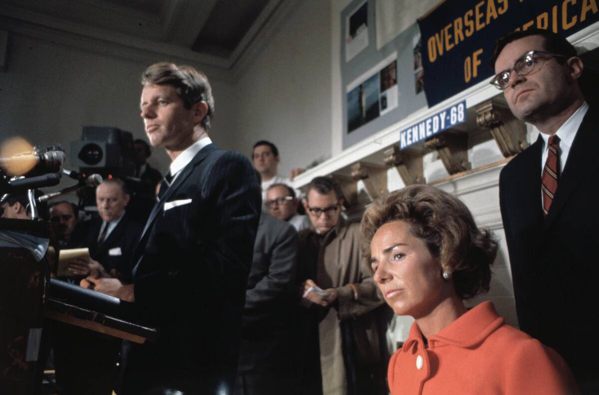 Robert F. Kennedy at Press Conference