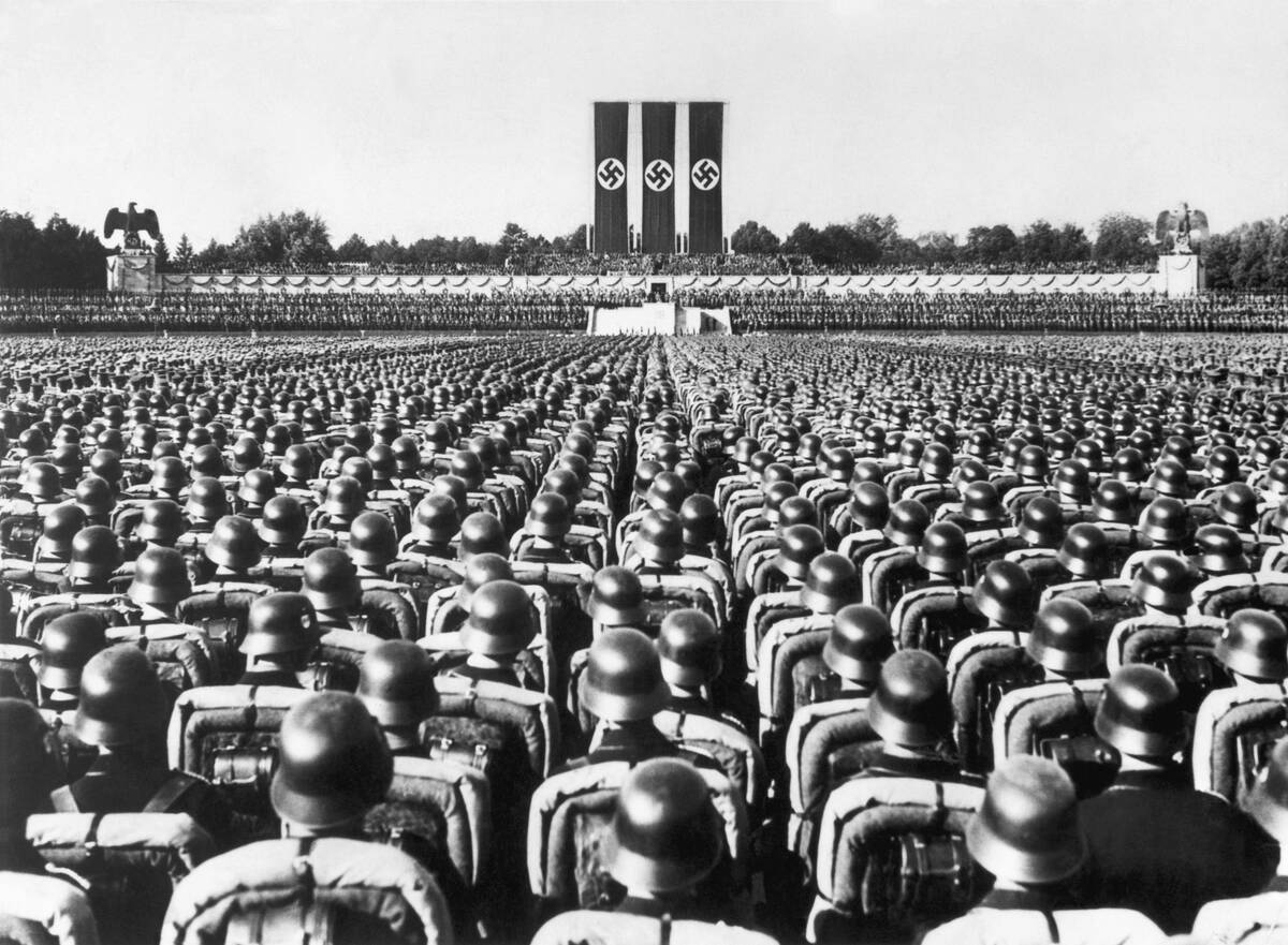 Soldiers at Nazi Party Rally in Nuremberg