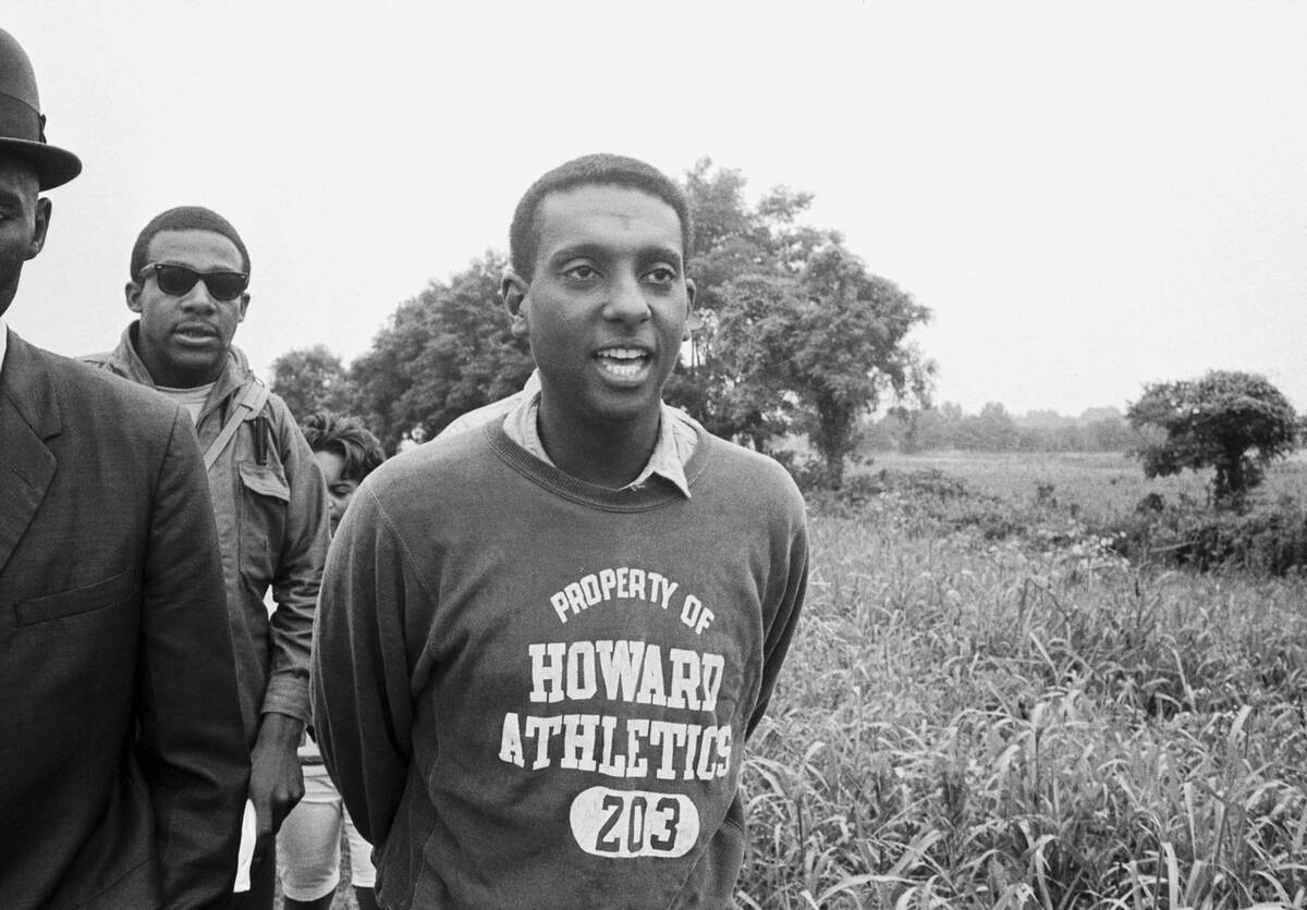 Stokely Carmichael at Mississippi Freedom March