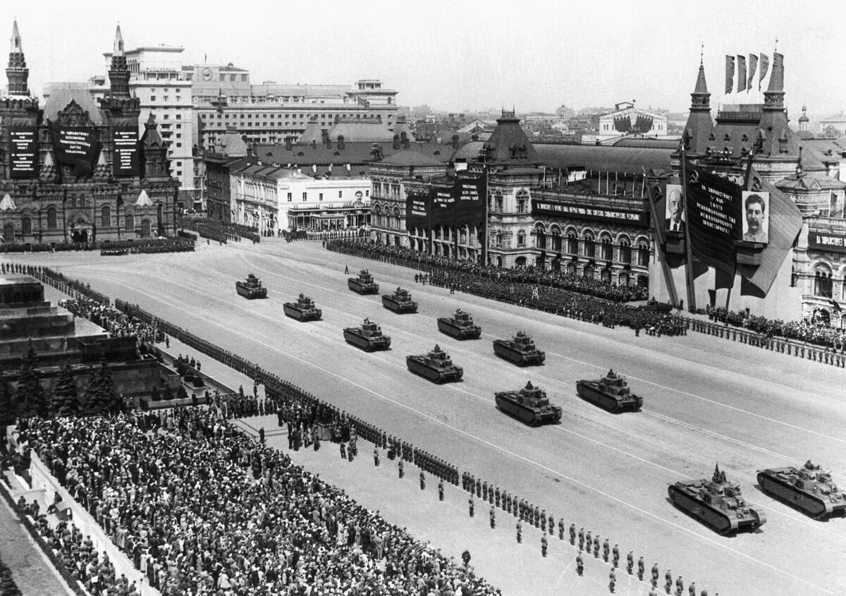 Tanks in Red Square