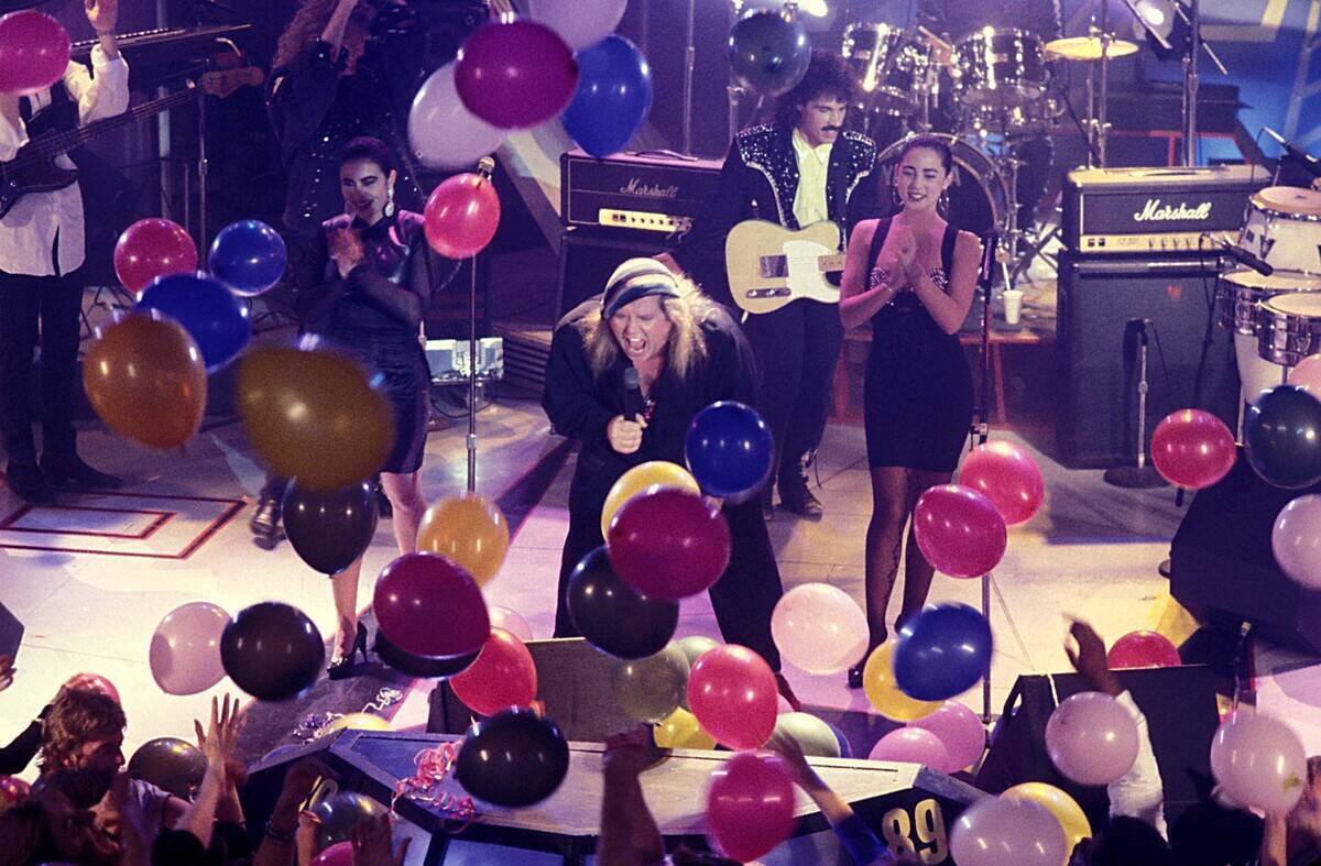 Taping for 1988 MTV New Year's Eve Party