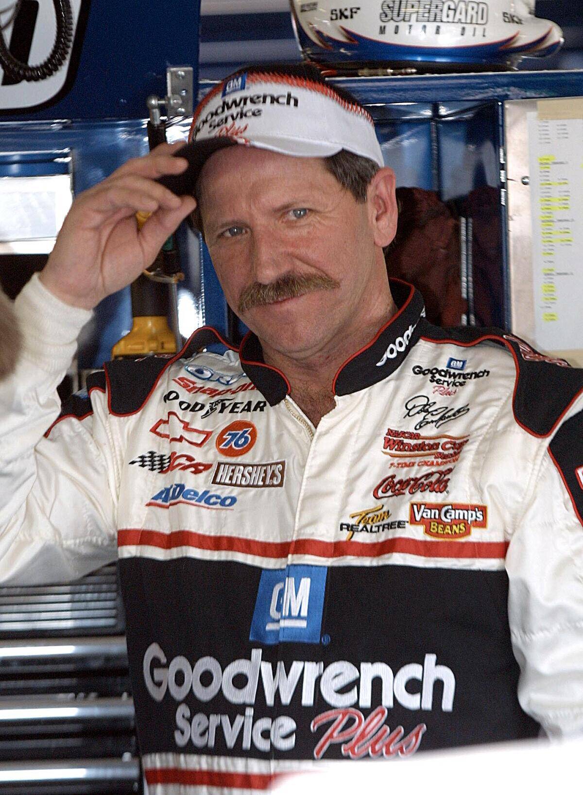 This 09 February 2001 photo shows NASCAR legend Da