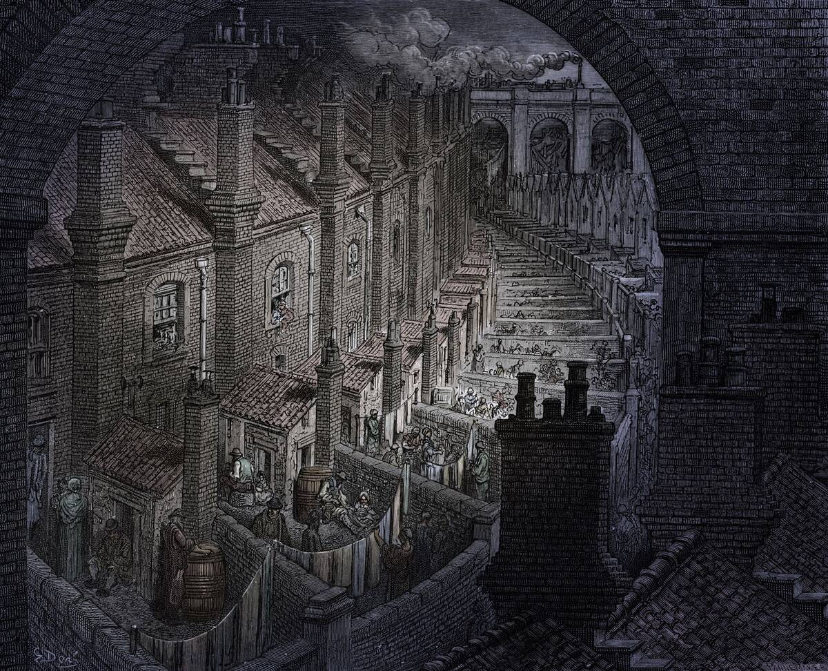 Victorian London streets