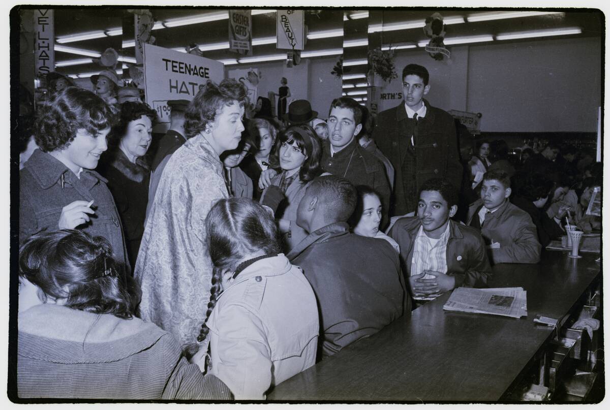Woman Chastising Sit-In Demonstrators