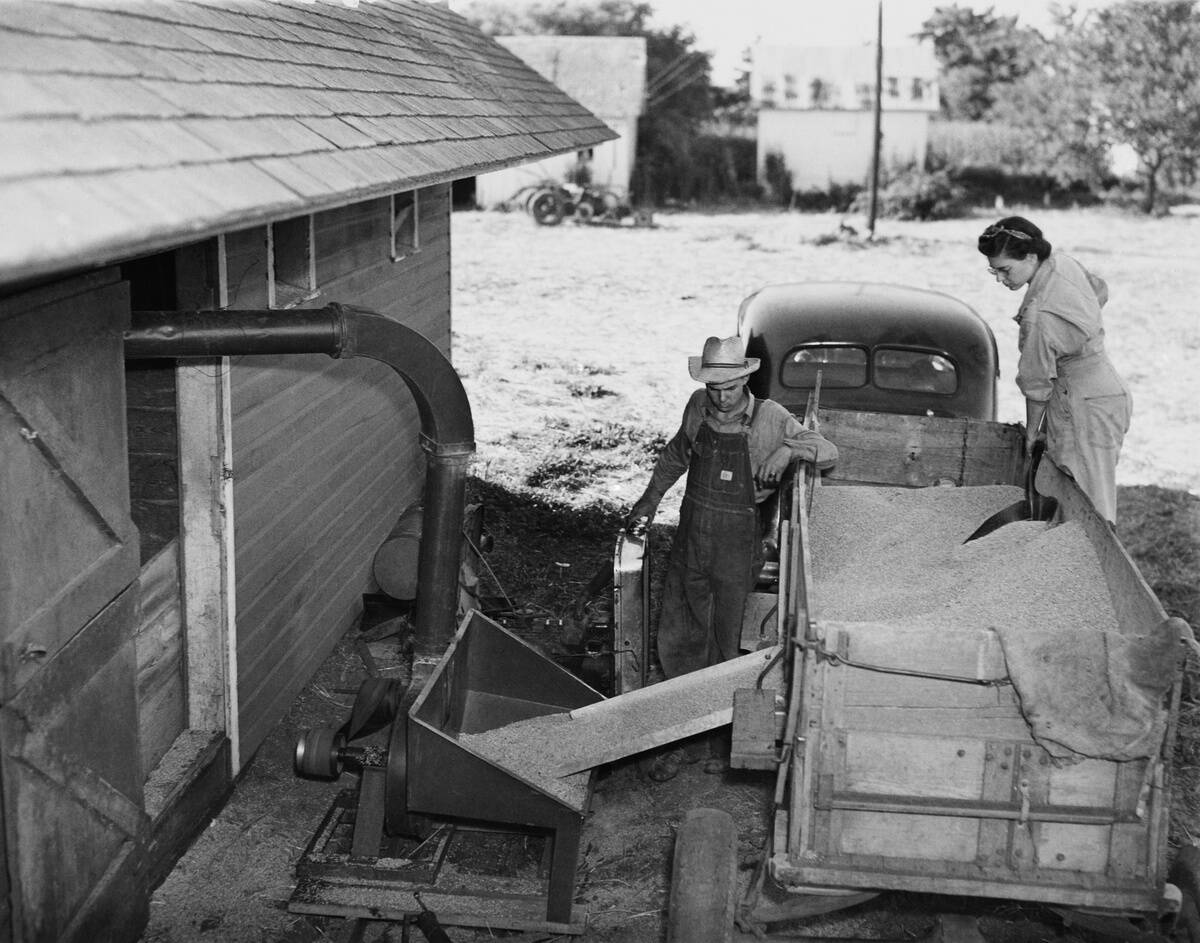 Woman Farmer Beats Manpower Shortage At Abilene In Kansas-North America