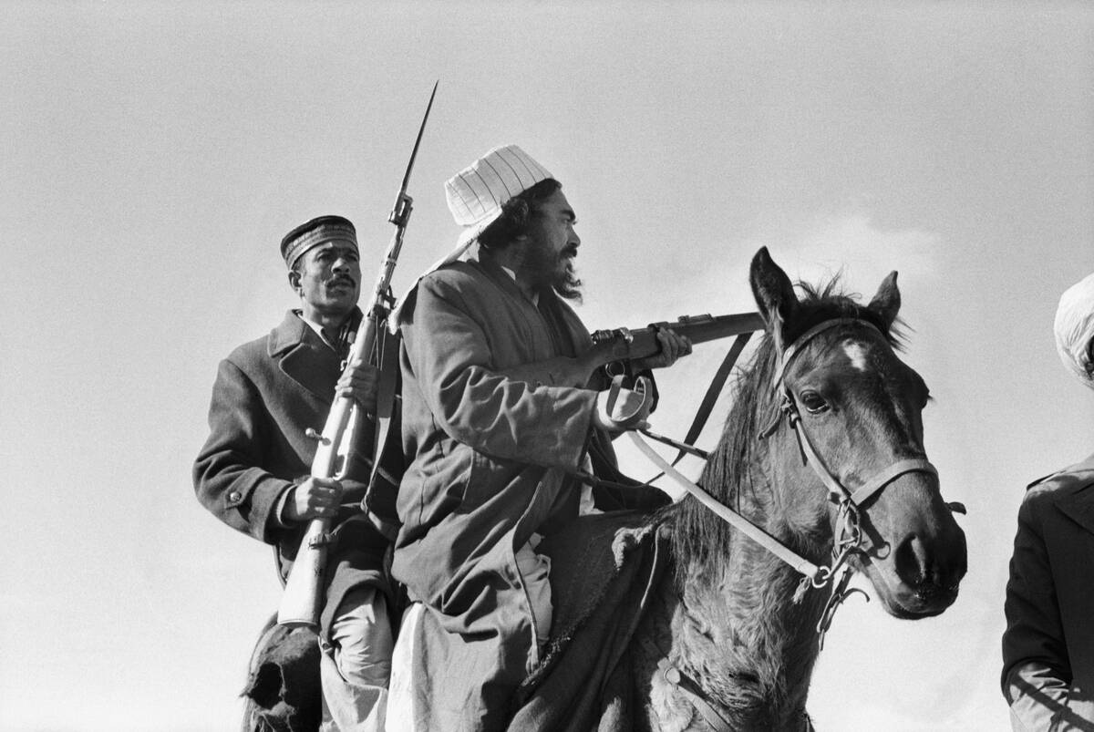 Afghan Rebels on Horseback