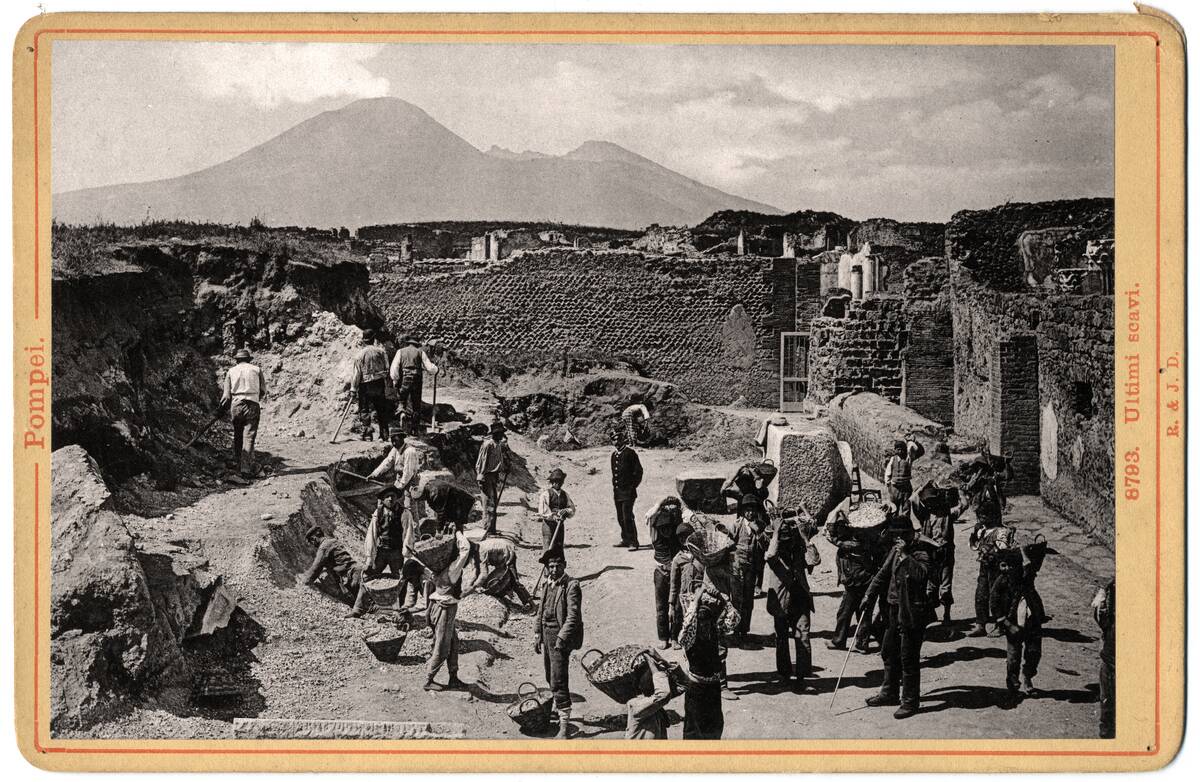 Archaeological Excavation at Pompeii