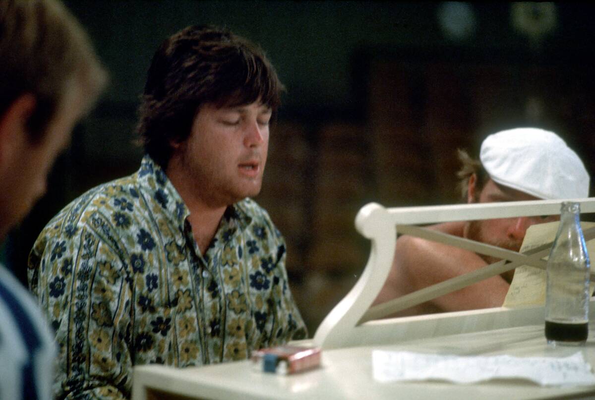 Brian Wilson Rehearsing At The Piano