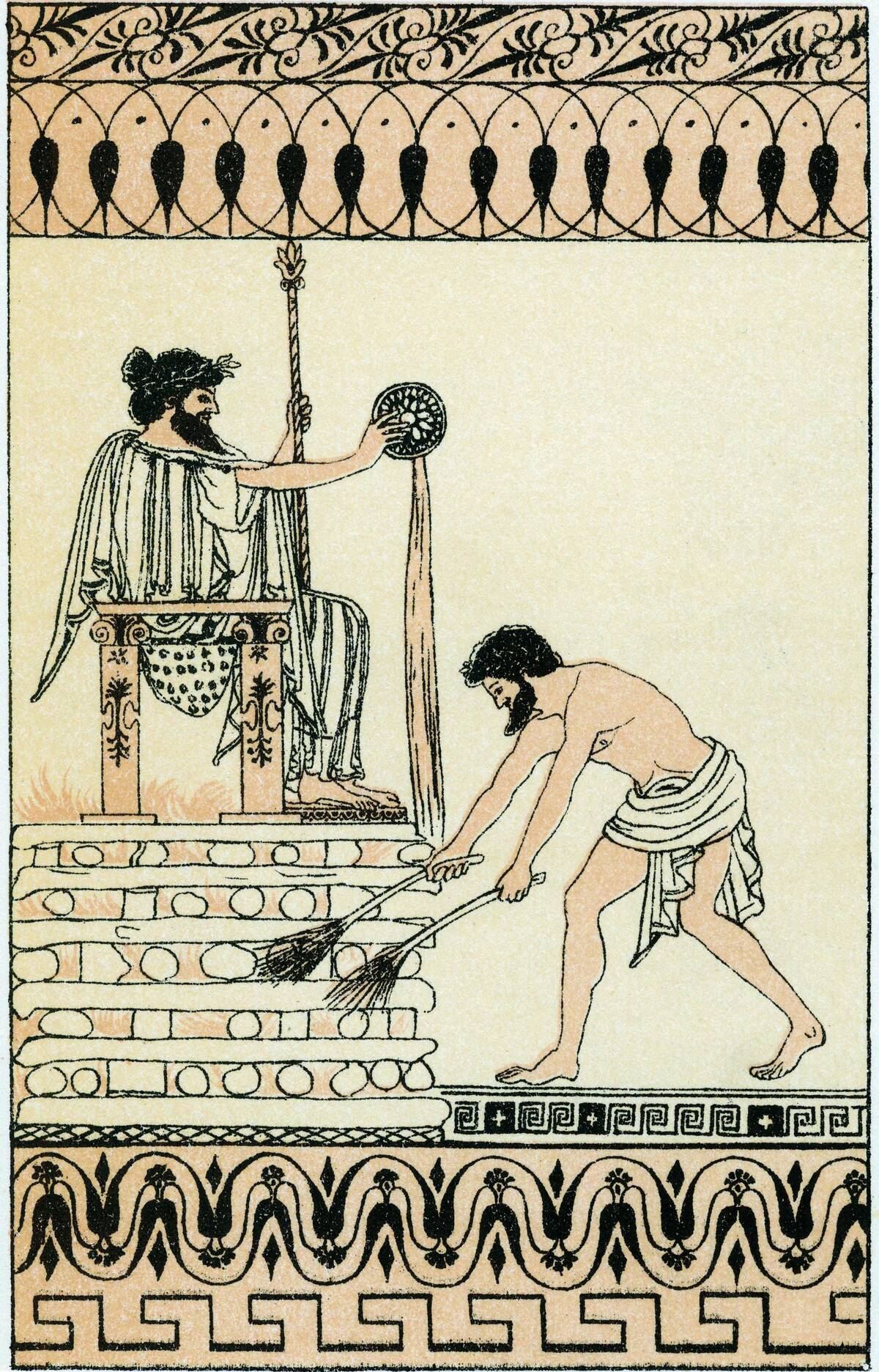 Croesus, last king of Lydia from c560 BC.