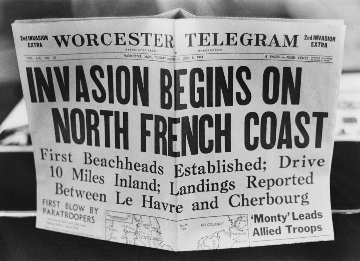 D-Day Headline