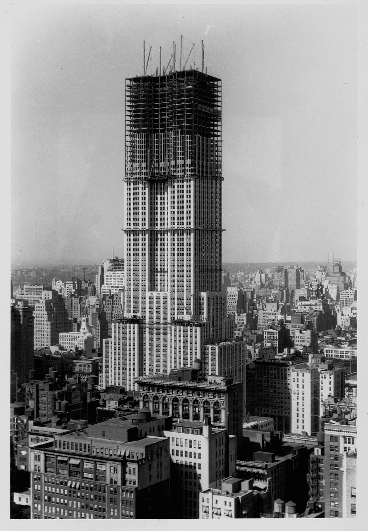 Empire State Building Under Construction