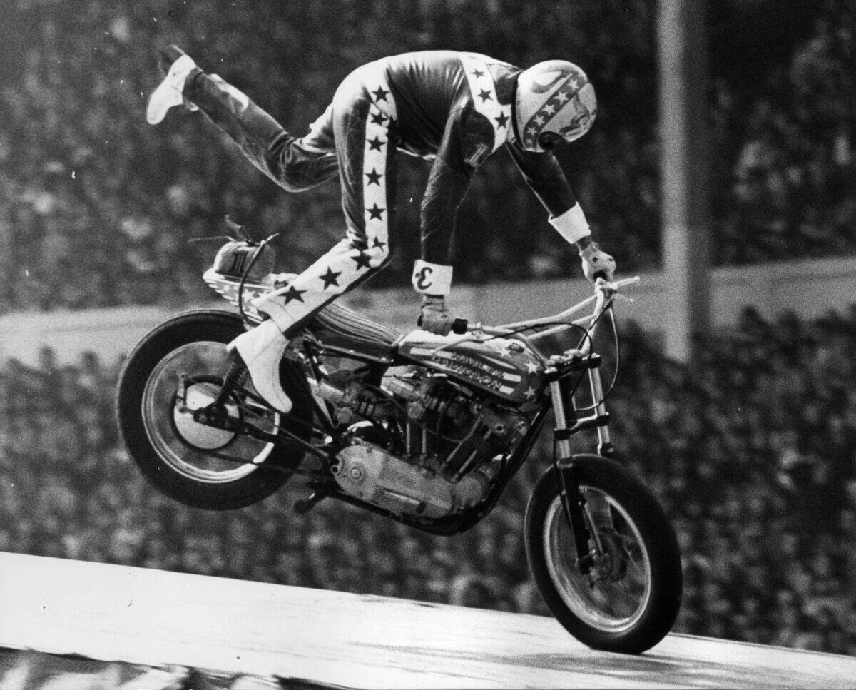 Evel Knievel Wembley Stadium Jump
