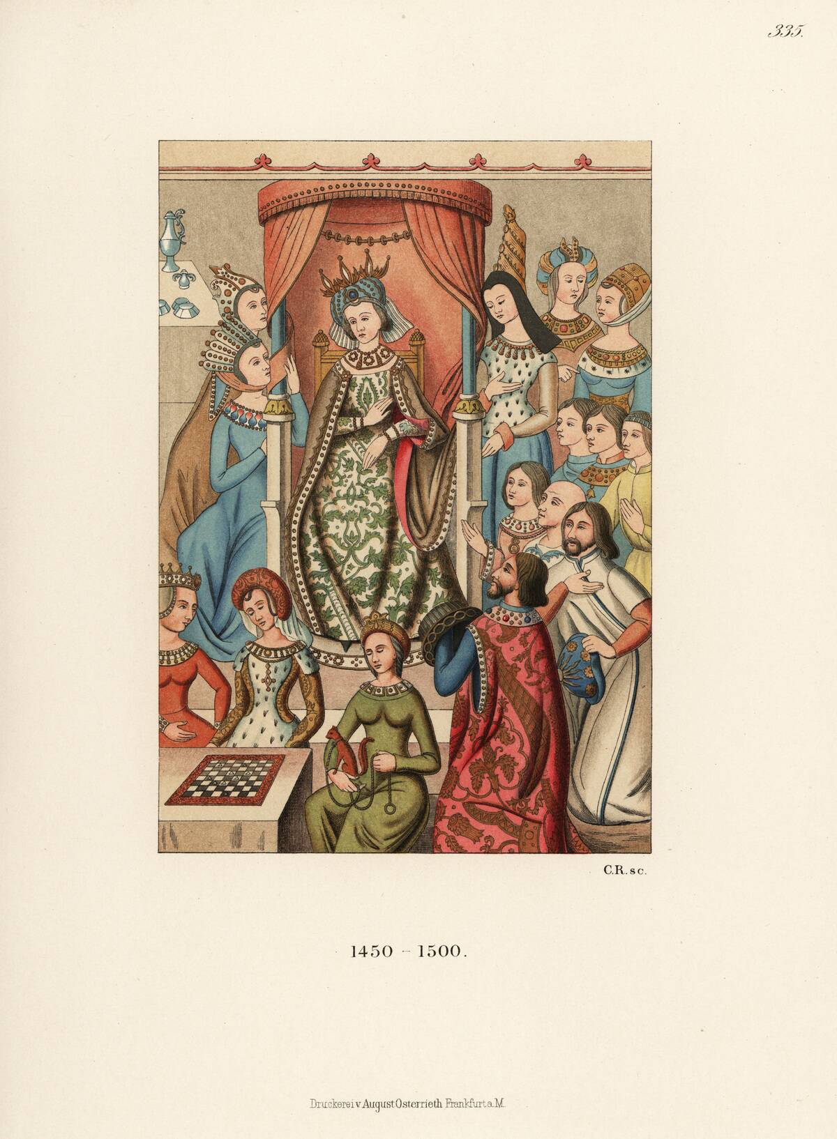 French costumes of the 15th century