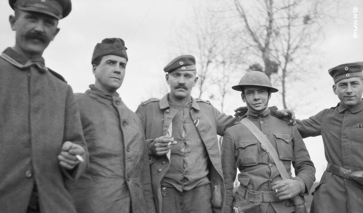 German Soldiers Greeting Us Soldier