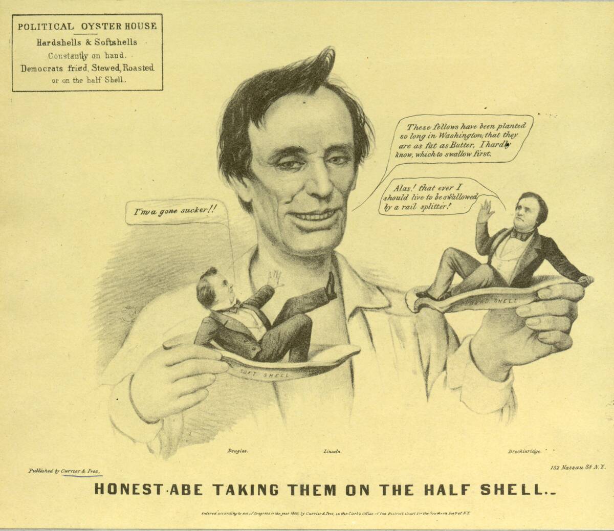 Honest Abe Taking Them On The Half Shell