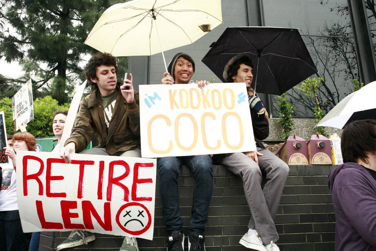 'I'm With Coco' Rally Draws Conan O'Brien Faithful