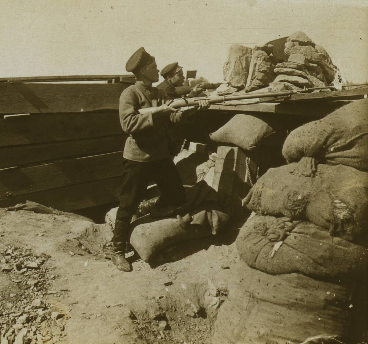 Inside a Russian fort during the siege