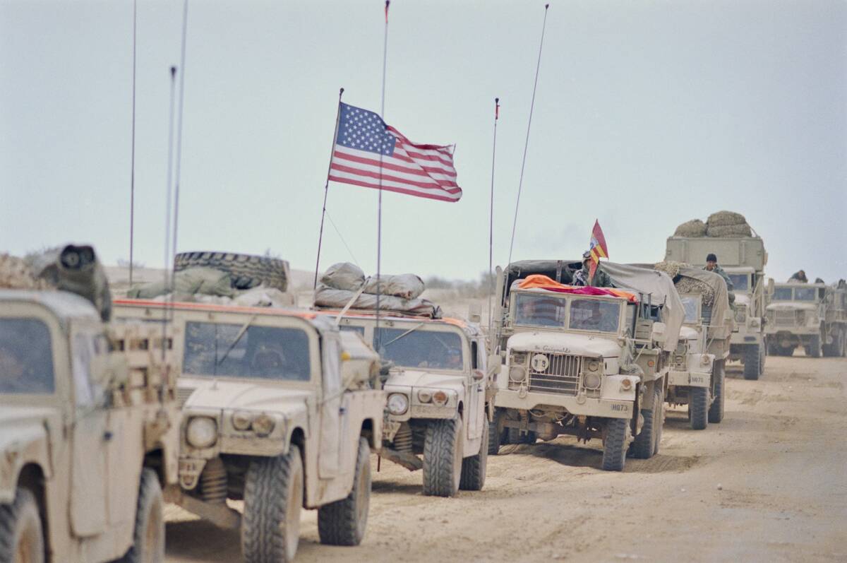 Iraq Retreat From Kuwait, 1991