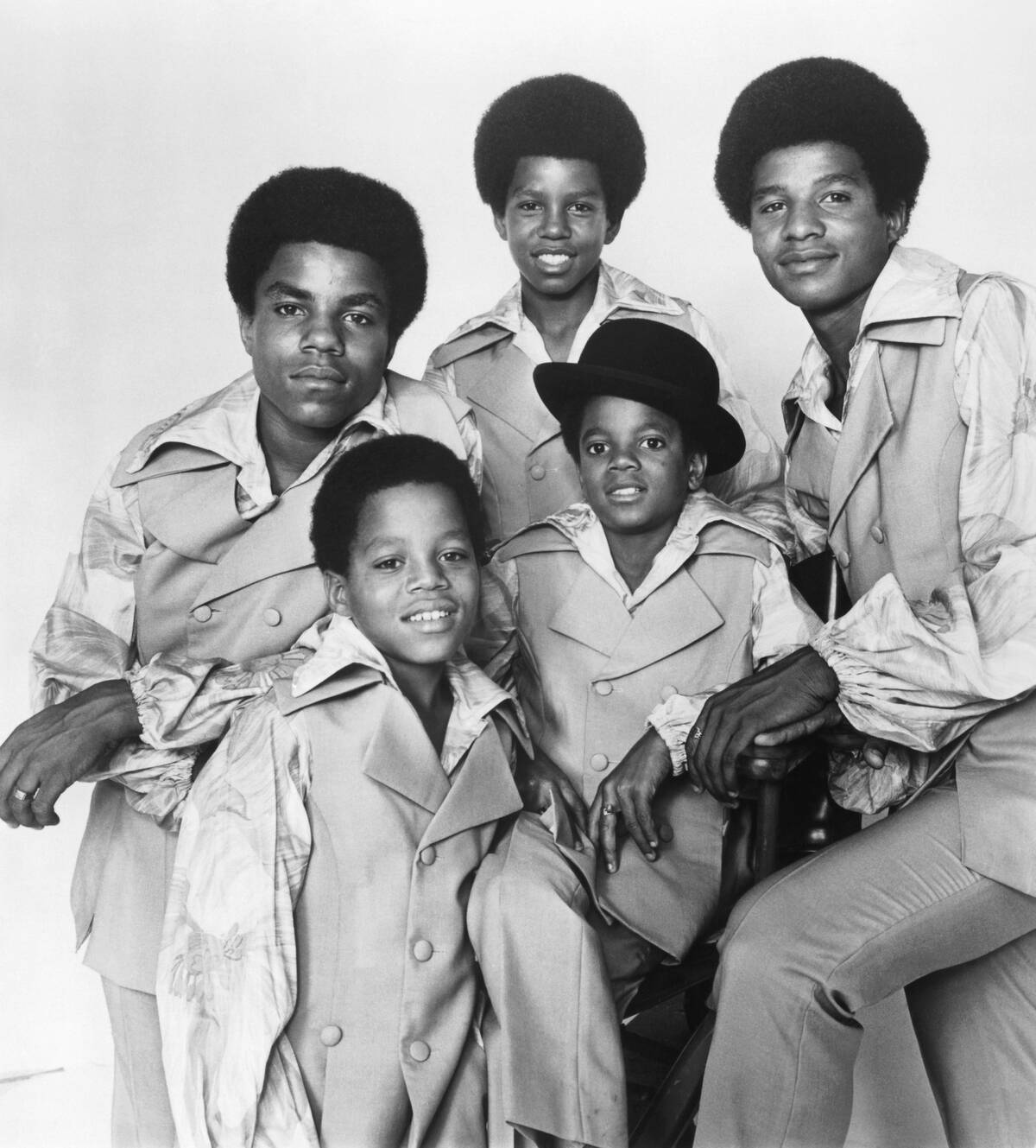 Jackson 5 Portrait In Los Angeles