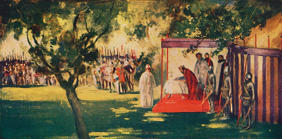 King John Signing Magna Charta At Runnydale