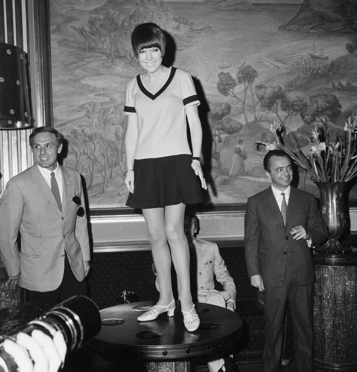 Mary Quant In Mini-Skirt