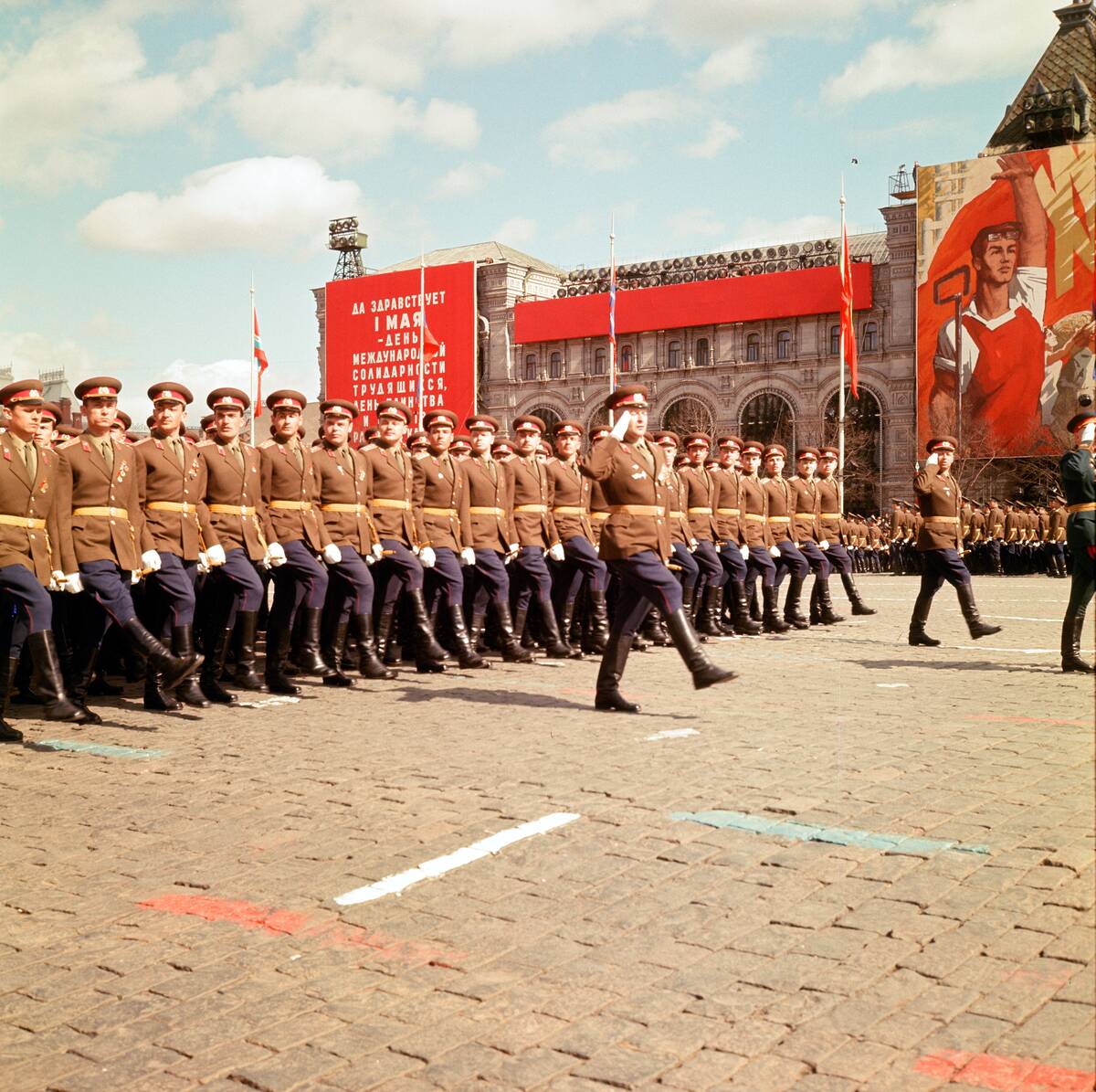 May Day Parade in Red Square, Moscow.