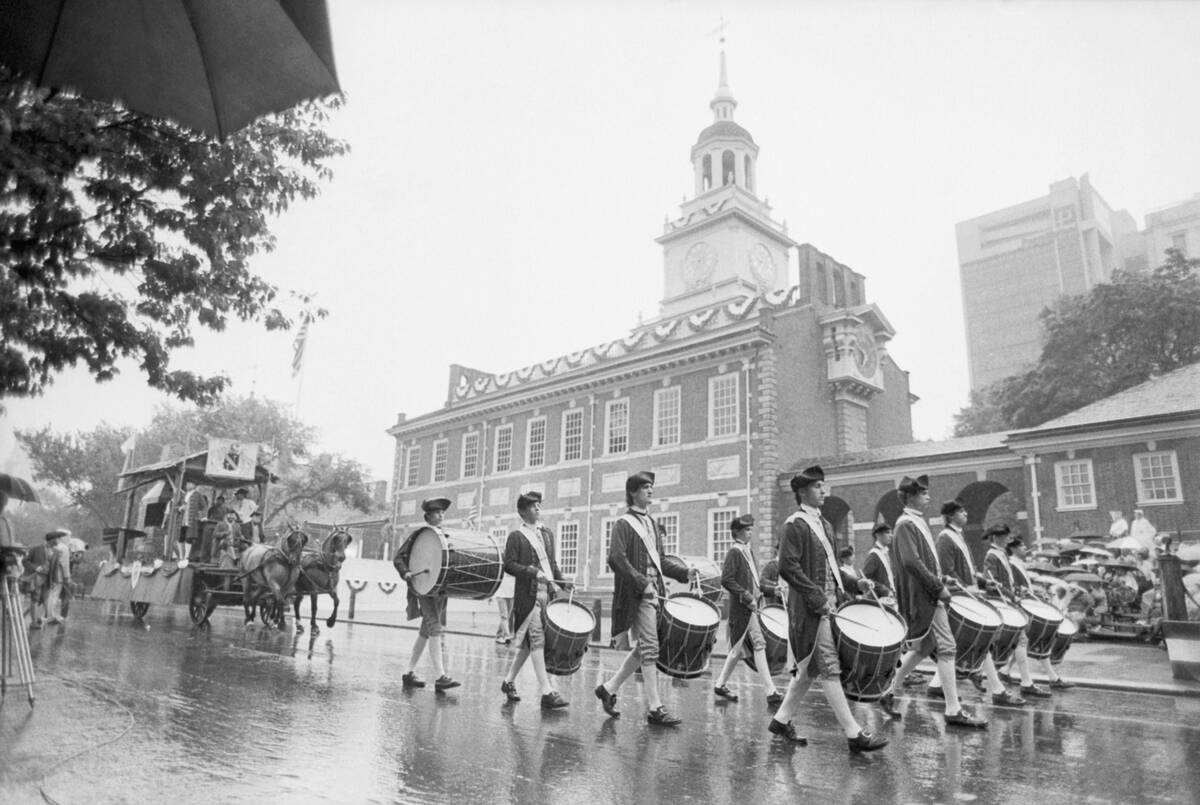 Parade Near Independence Hall