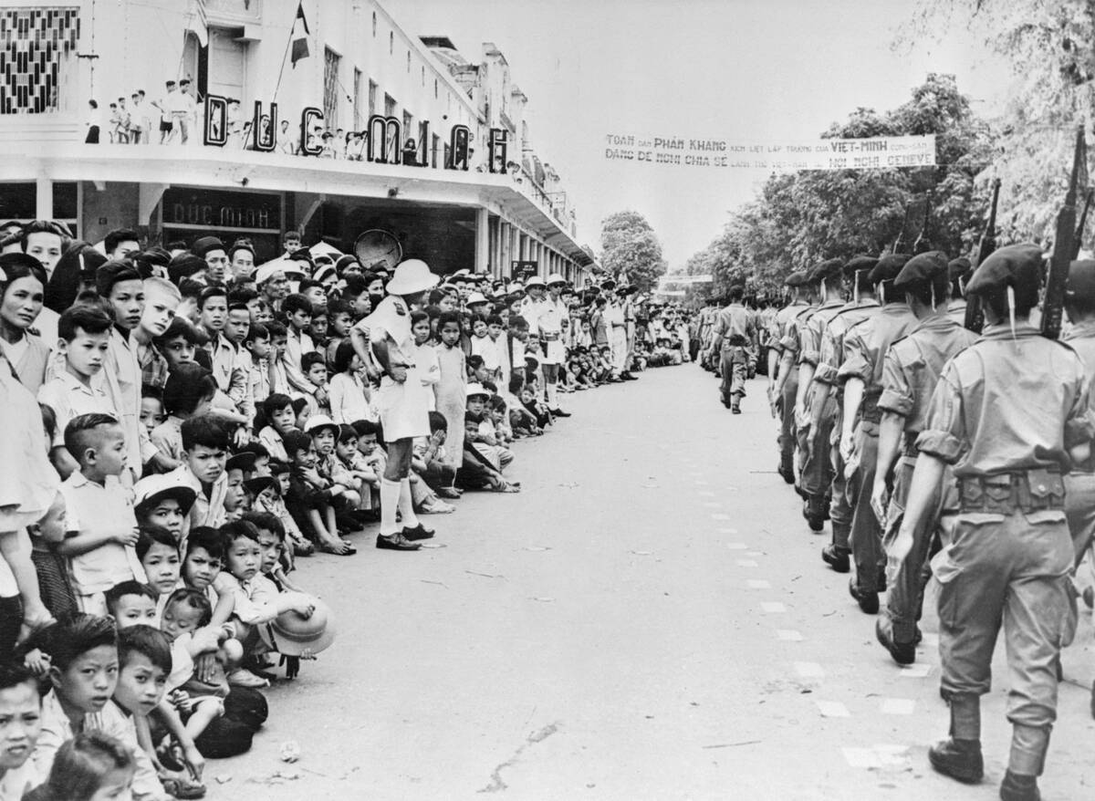 Parade of Troops in Hanoi