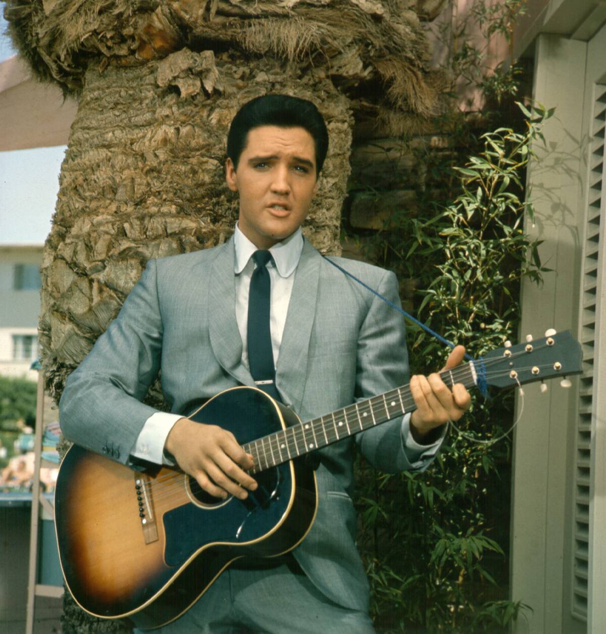 Rock and roll singer Elvis Presley