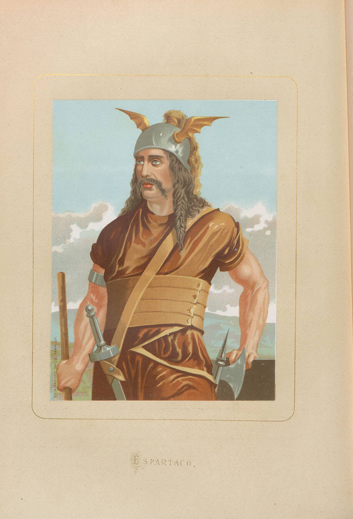 Spartacus. From: Hombres Y Mujeres Ce?Lebres De Todos Los Tiempos By Juan Landa