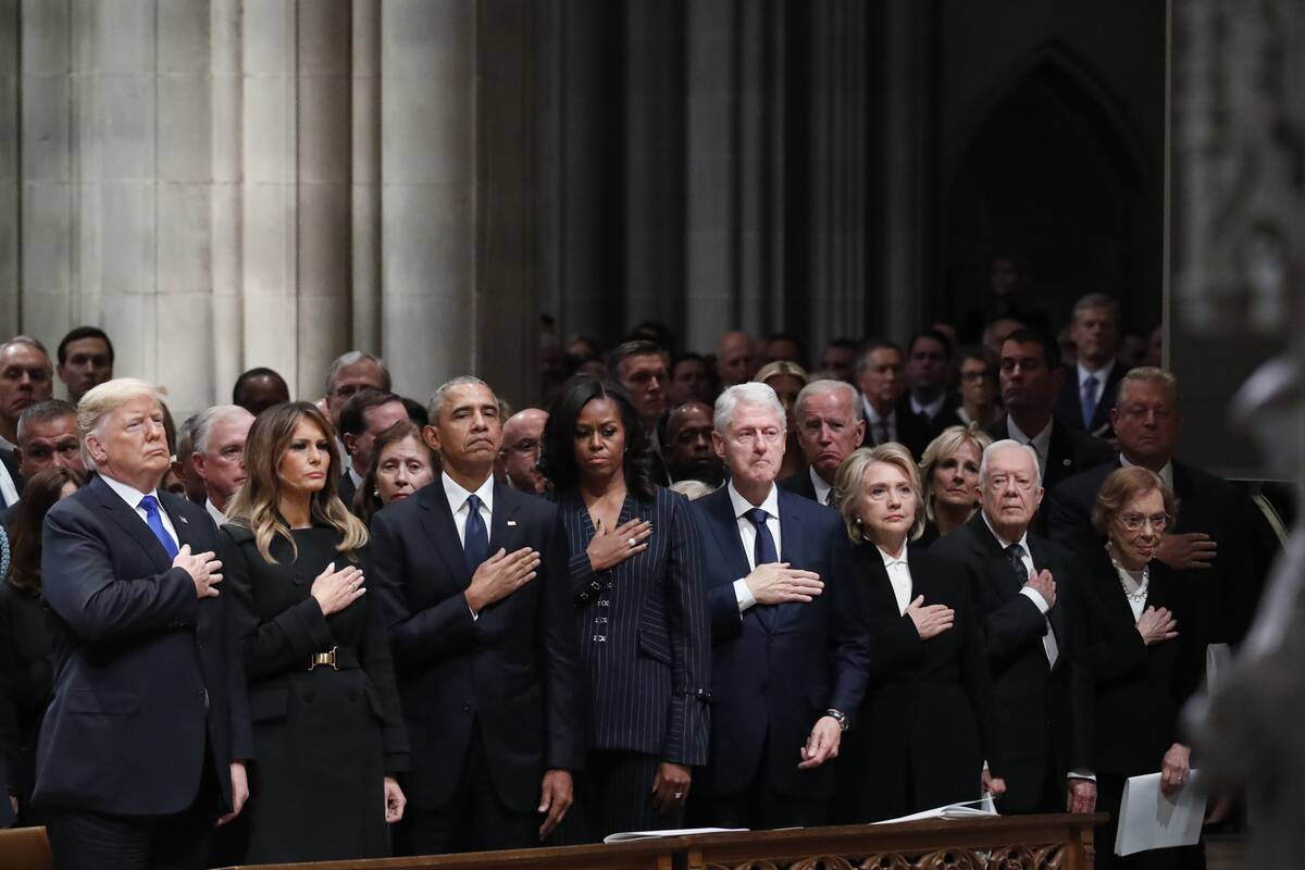 State Funeral Held For George H.W. Bush At The Washington National Cathedral