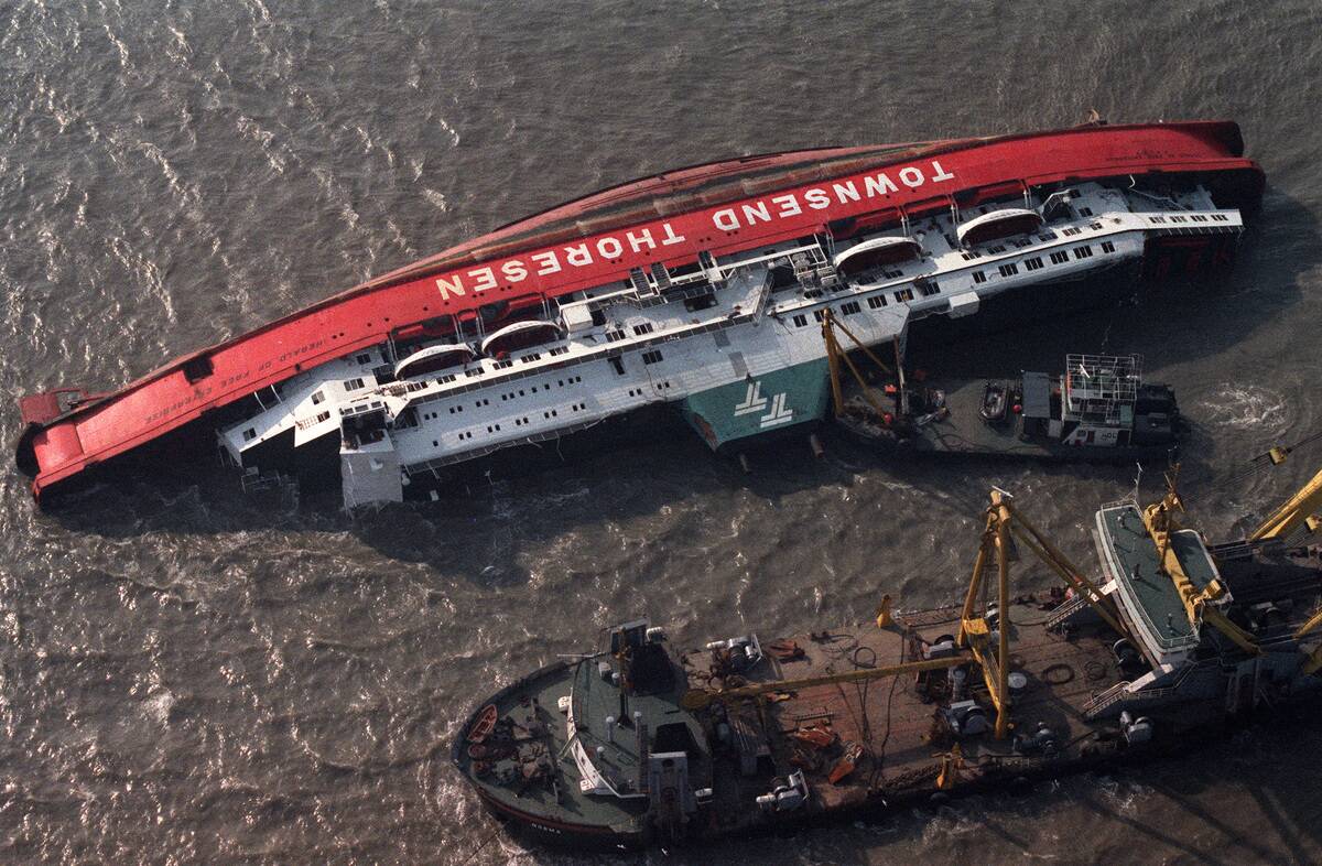 The 7,951-ton roll-on-roll-off British car ferry t