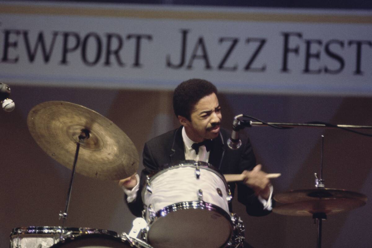 Tony Williams Performs At Newport Jazz Festival