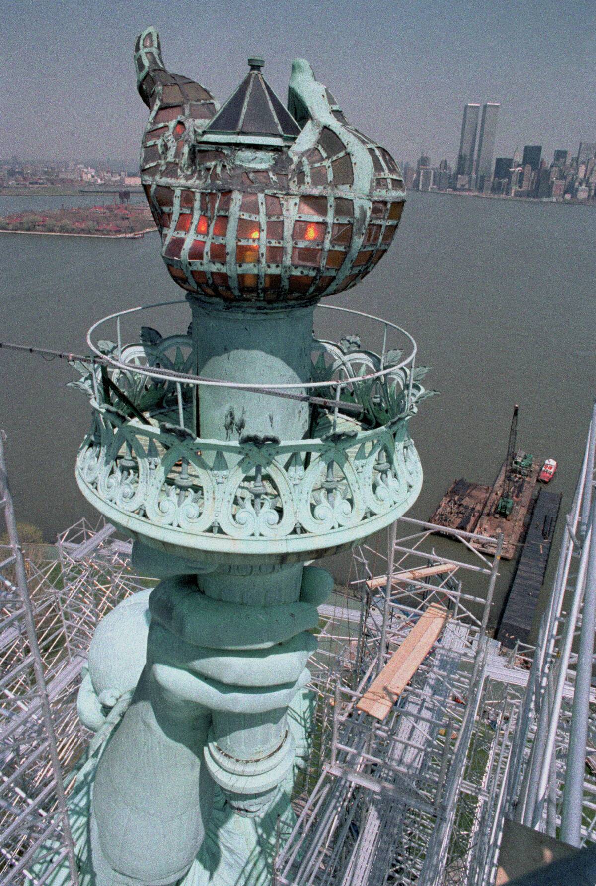 Torch on the Statue of Liberty