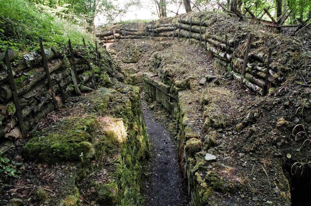Vauquois hill near Verdun