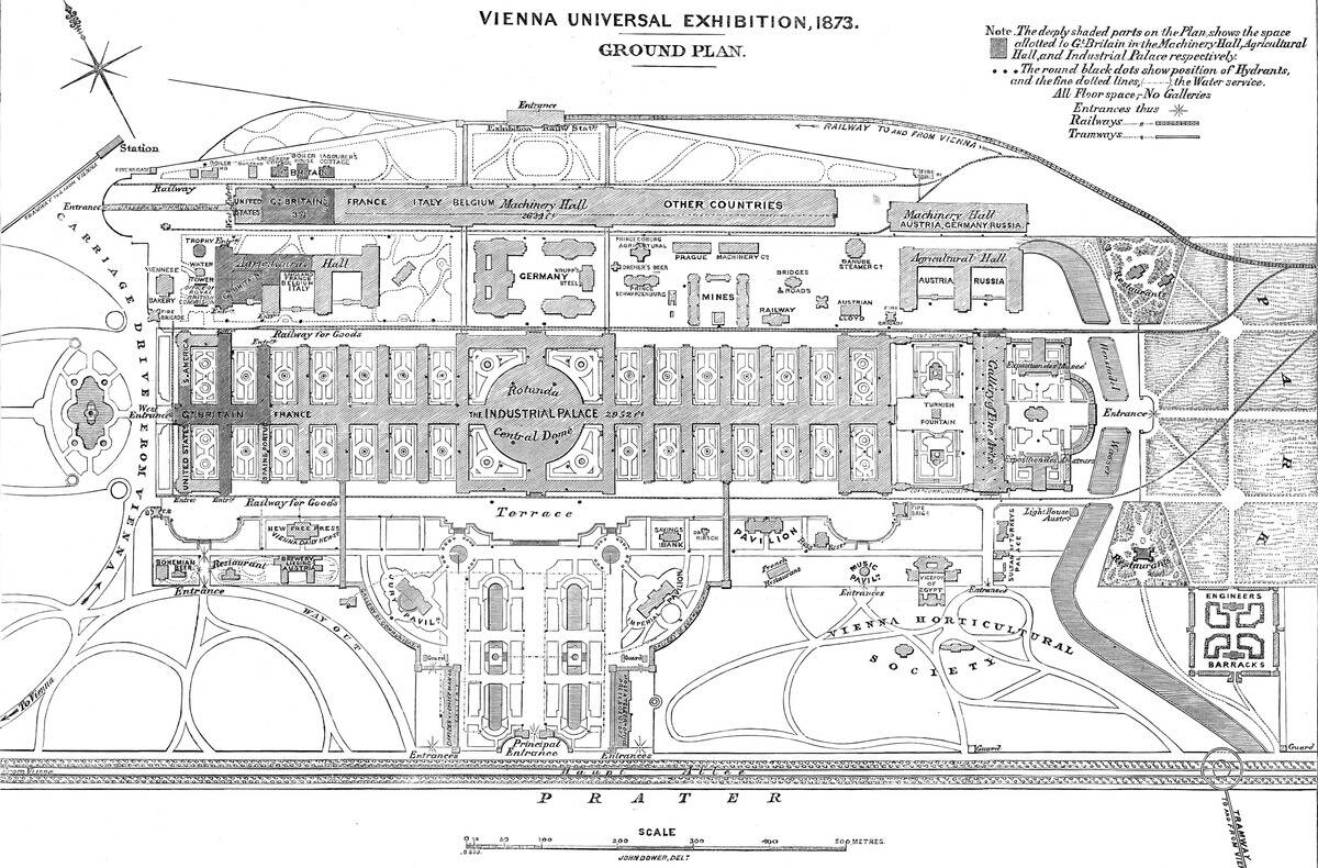 Vienna Universal Exhibition - Ground Plan