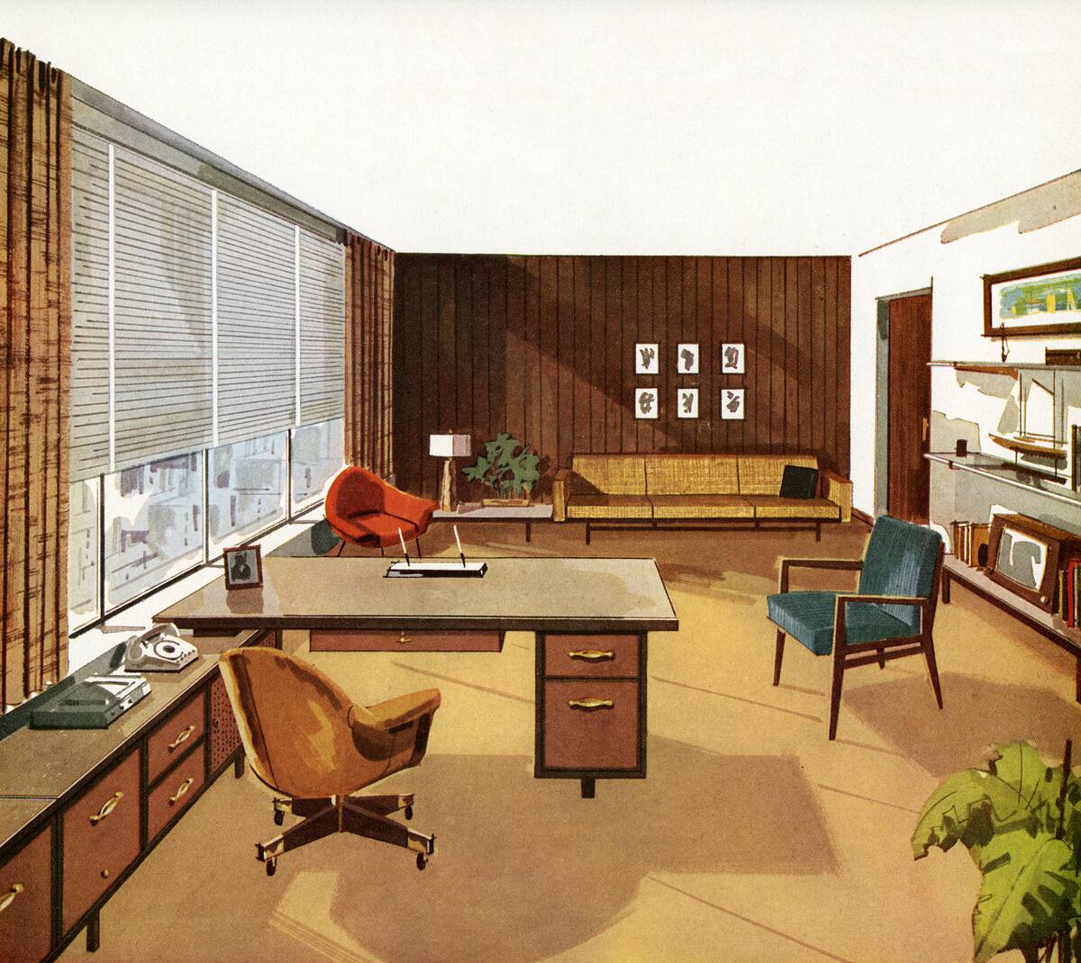 1950s Business Office
