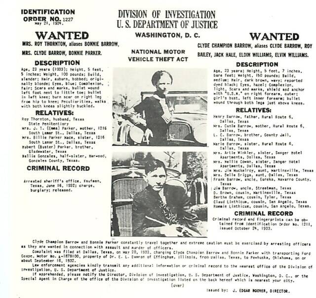Bonnie_and_Clyde_DOJ_ID_Order_No._1227