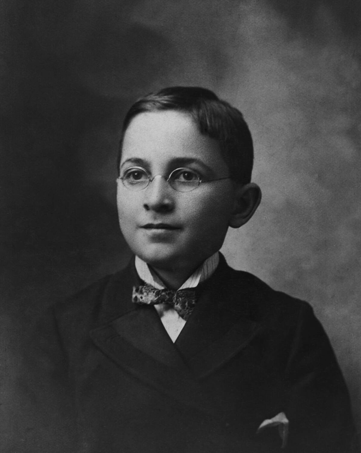 A portrait of Harry S. Truman at age 15.