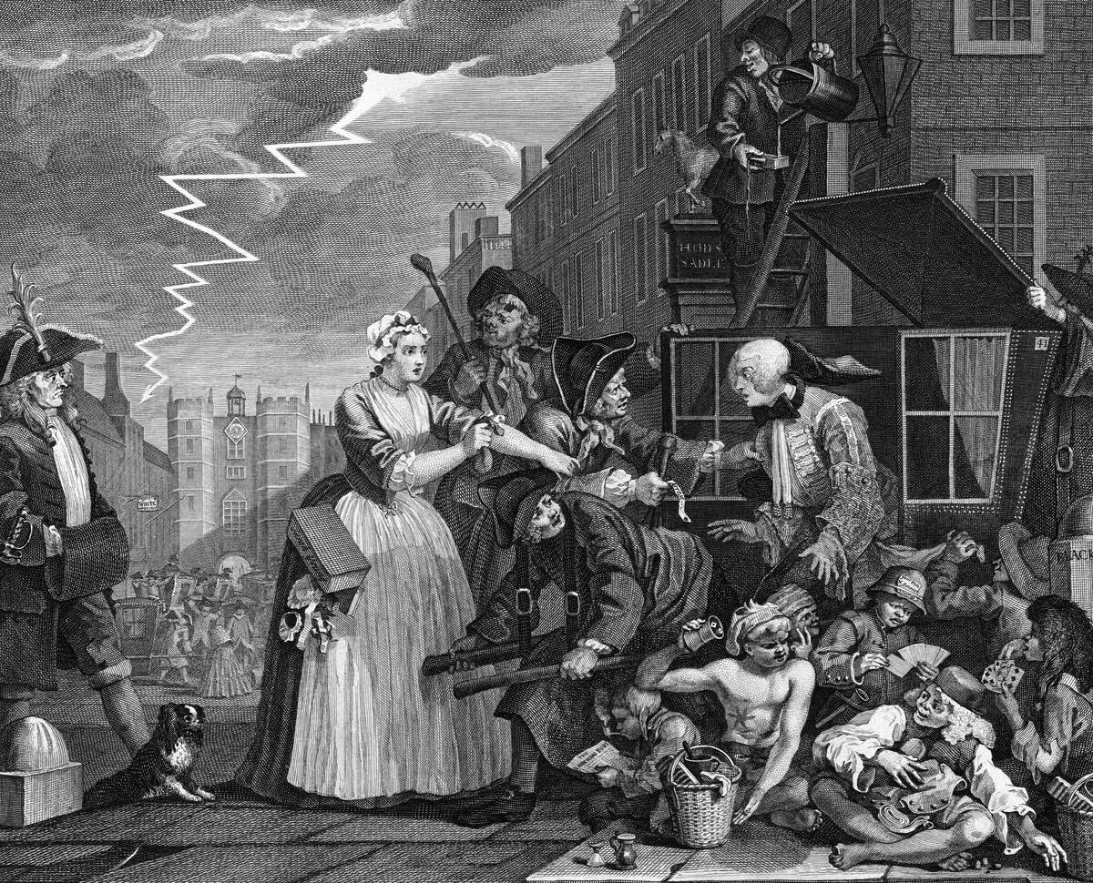 A Rake's Progress, Plate 4