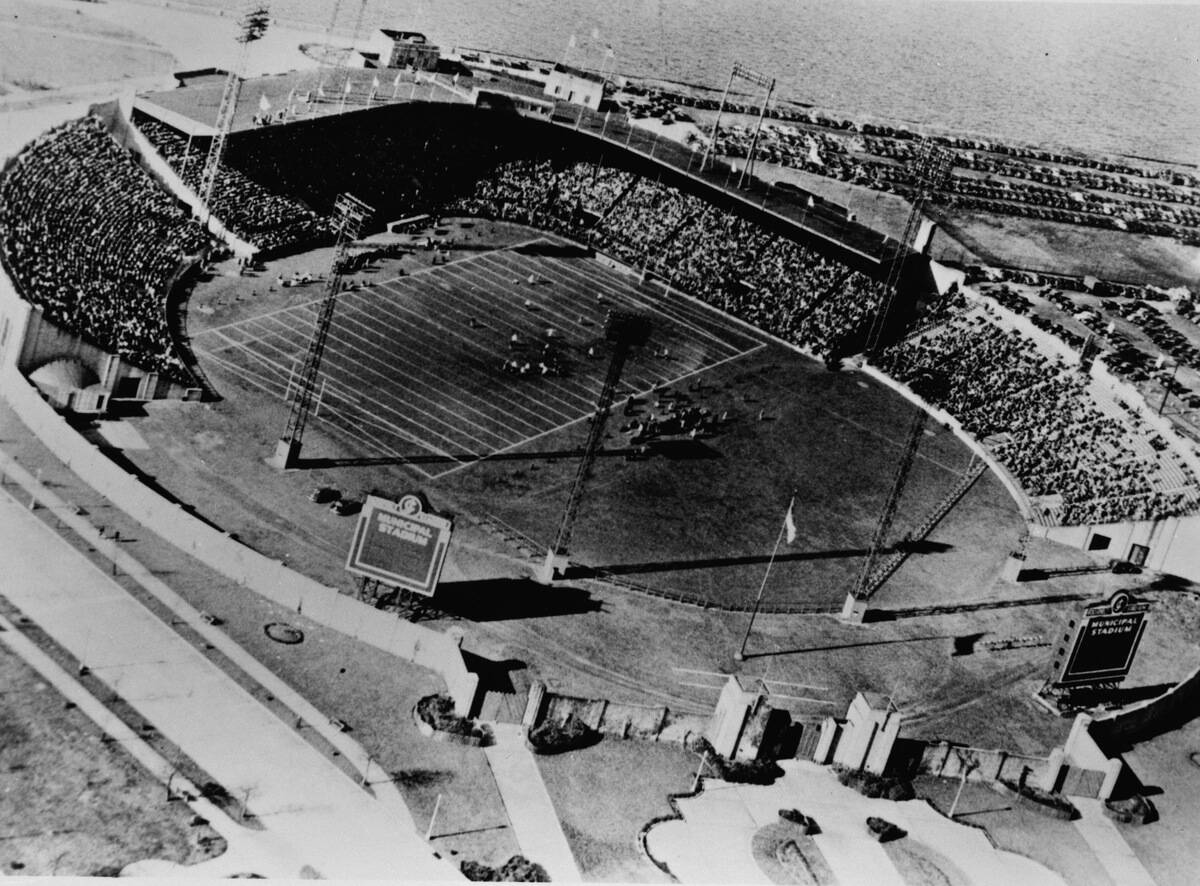 Aerial View Of Roosevelt Stadium
