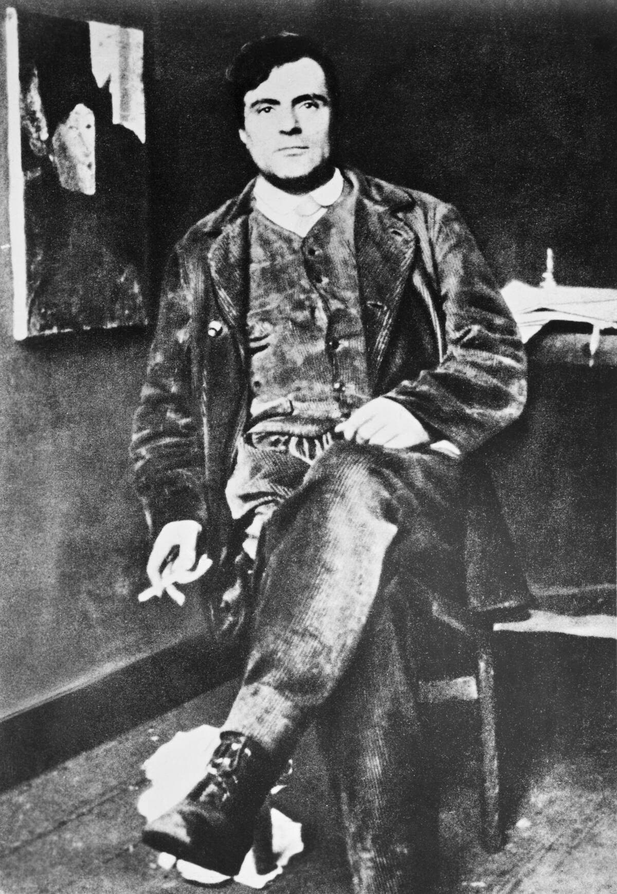Amadeo Modigliani Wearing Suit