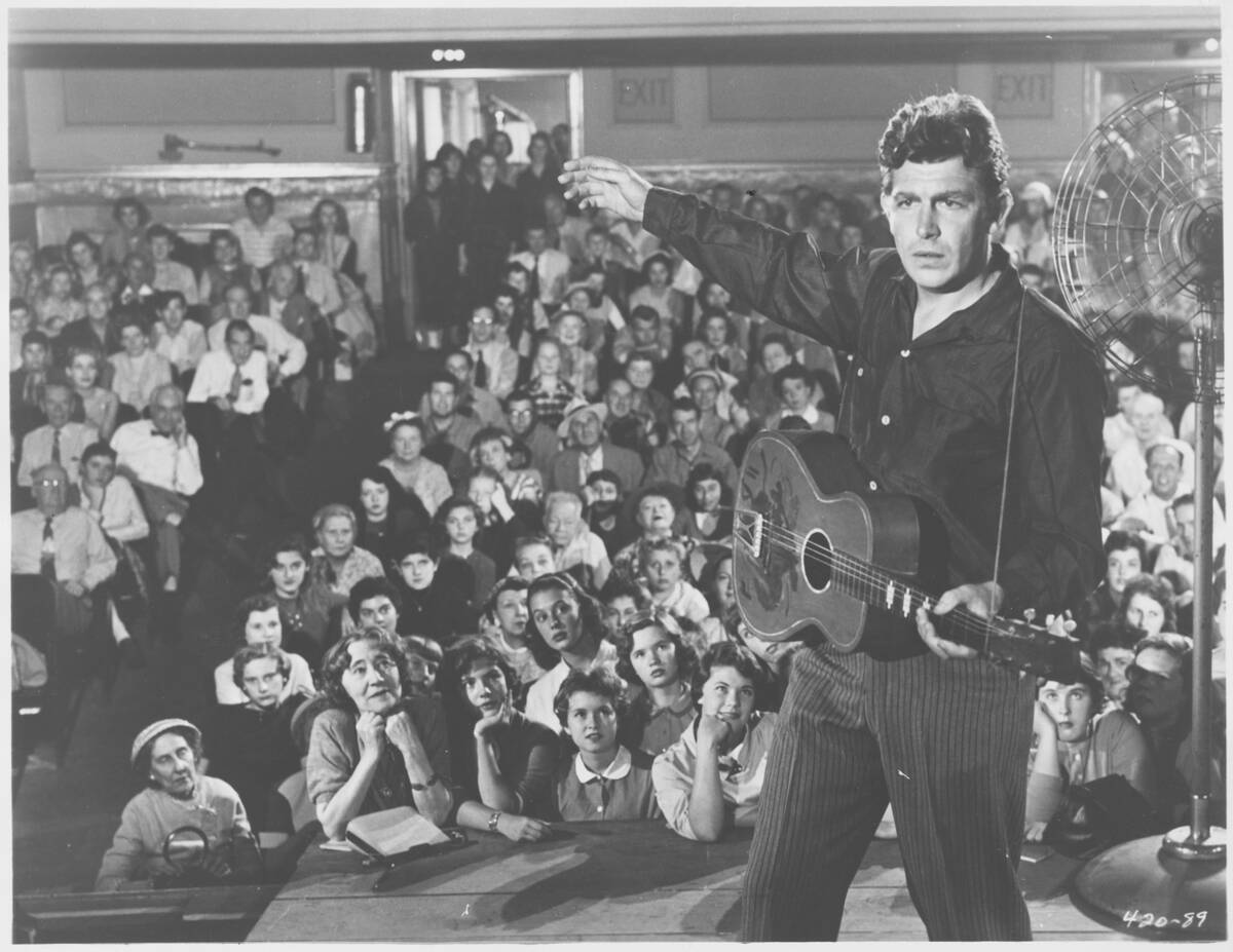 Andy Griffith in the Film A Face in the Crowd