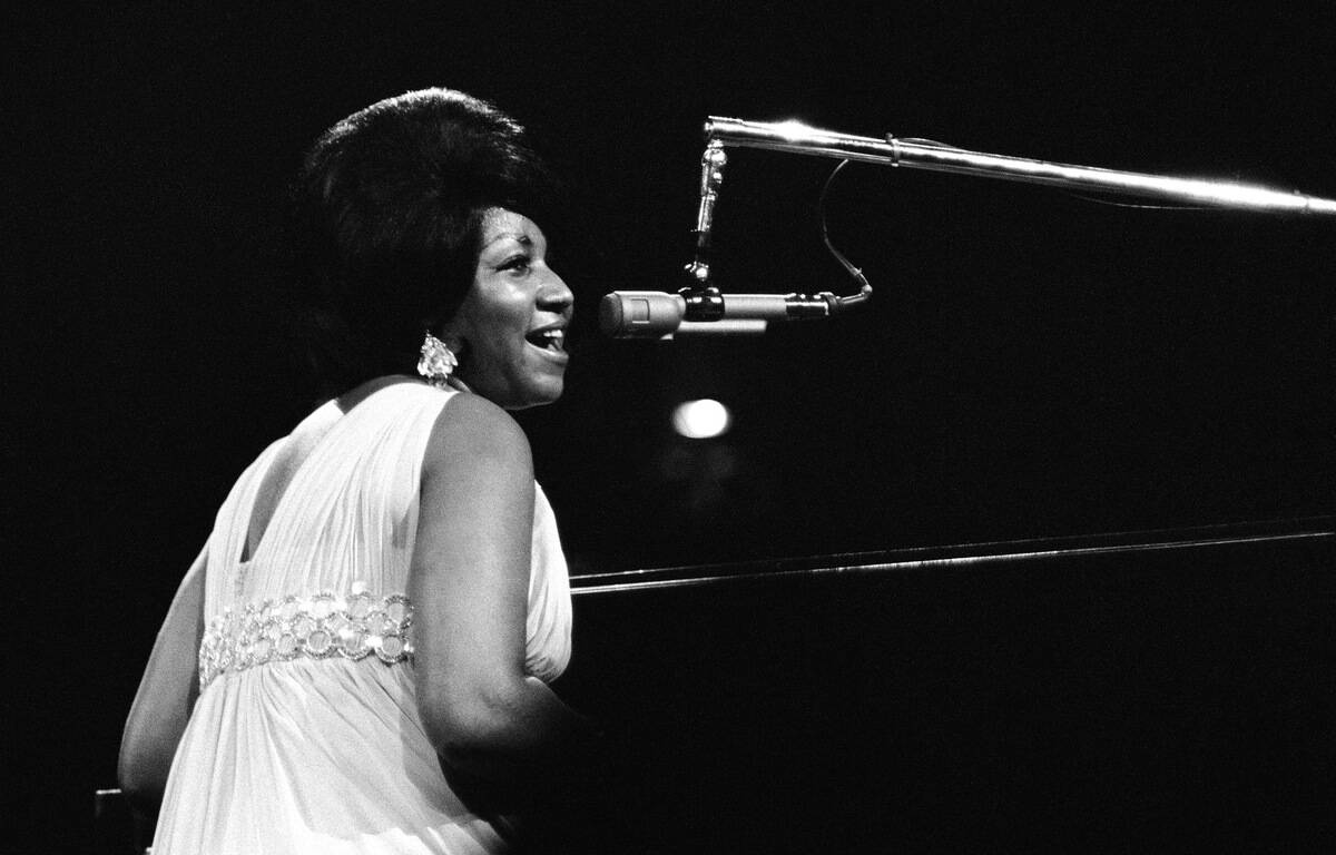 Aretha Franklin Performs At Madison Square Garden