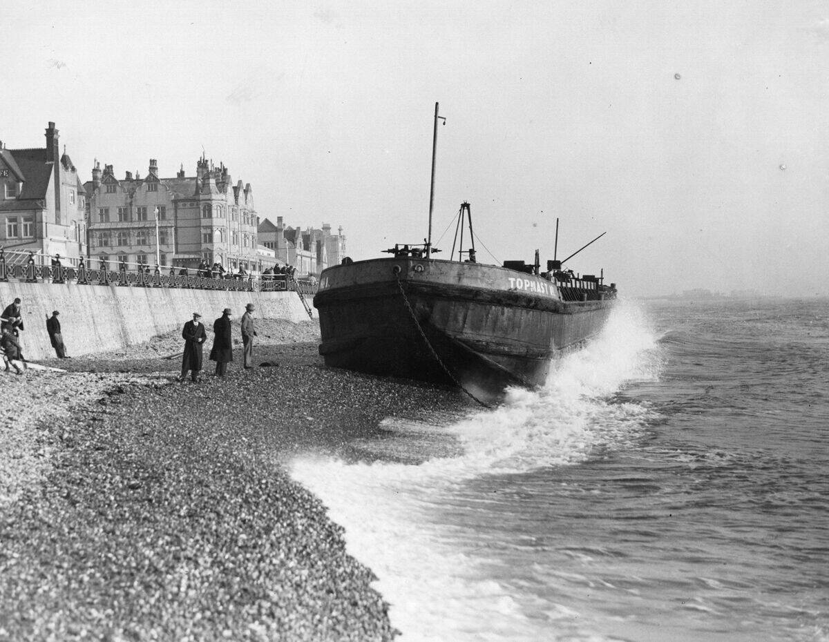 Barge Ashore